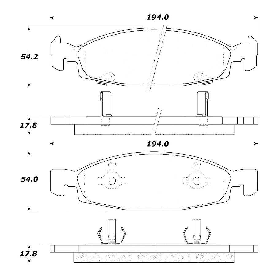 Pastillas Freno PQPRO 500.07900 2