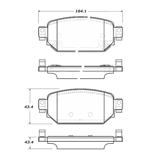 Pastillas Freno ALLIED NIPPON ADB32442