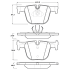 Pastillas Freno BMW 435i 2014-2020 Trasero 3