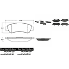 Pastillas Freno Peugeot Boxter 2006-2023 Trasero 2
