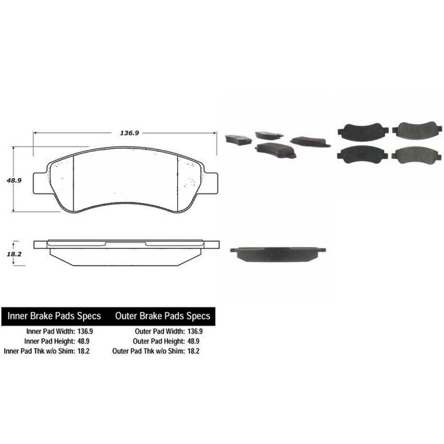 Pastillas Freno Peugeot Boxter 2006-2023 Trasero 2