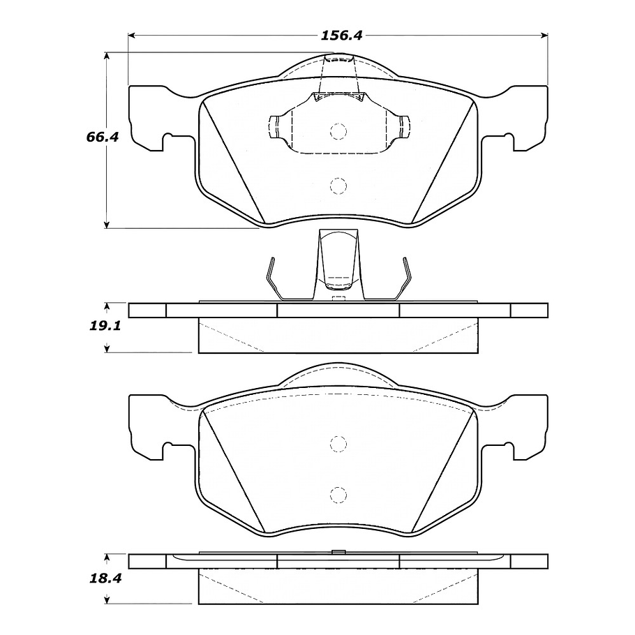Pastillas Freno PQPRO 500.11610 2