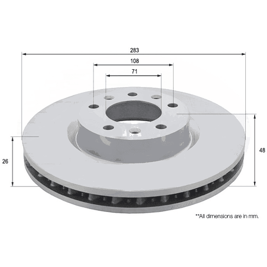 Disco Freno COMLINE ADC1785V