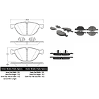 Pastillas Freno BMW X5 4.8i 2007-2013 Delantero 2