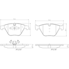 Pastillas Freno BMW Z4 sDrive28i 2009-2016 Delantero 2