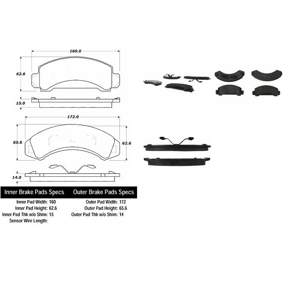 Pastillas Freno Ford Aerostar 1986-1997 Delantero 3