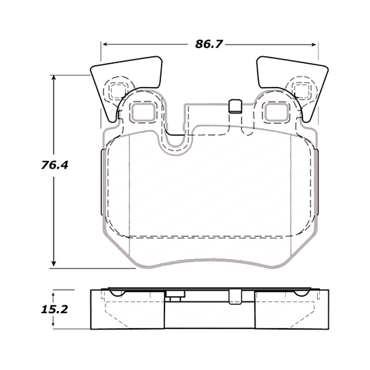 Pastillas Freno CENTRIC 300.13720