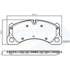 Pastillas Freno COMLINE CBP06039 4