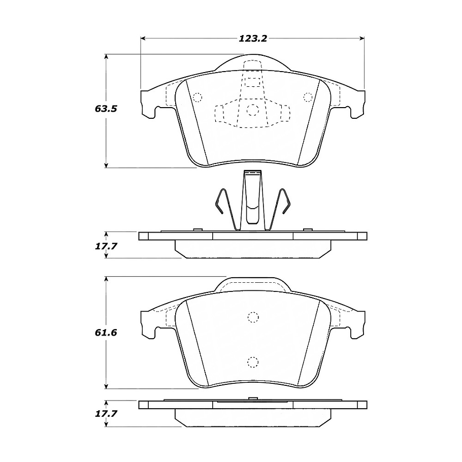 Pastillas Freno PQPRO 500.09800 2