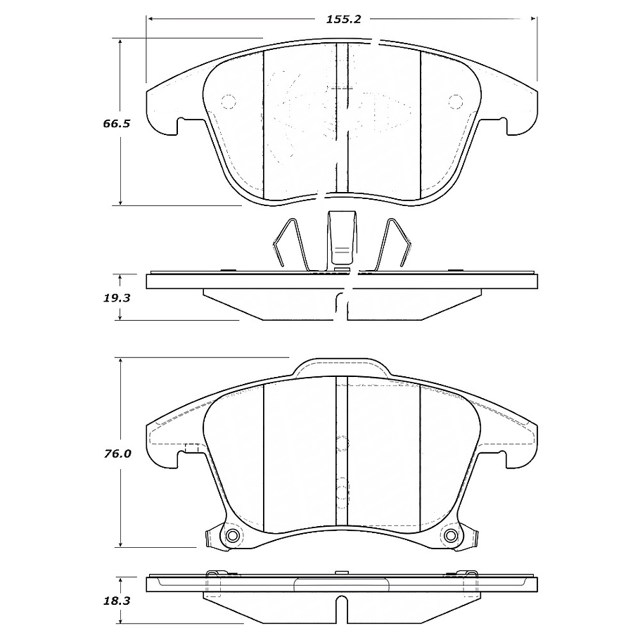 Pastillas Freno COMLINE CBP32286 2