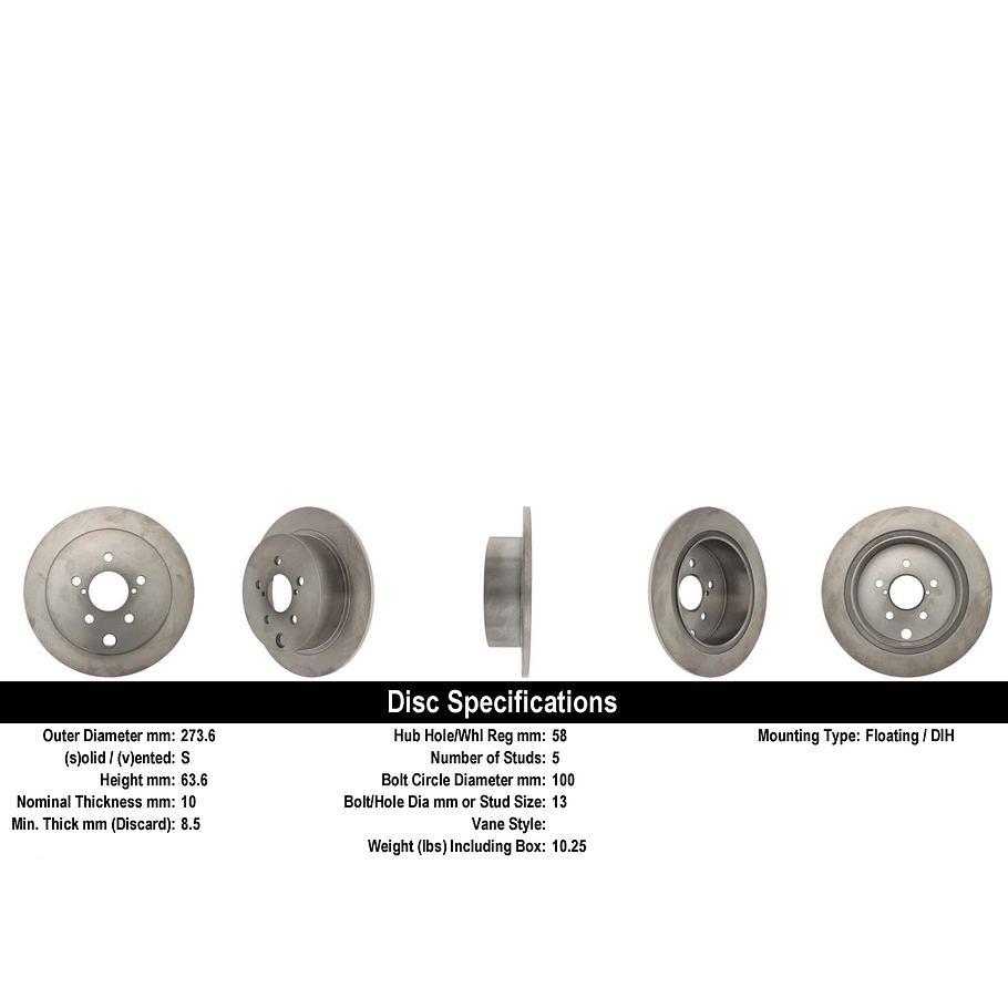 Disco Freno POWERSTOP JBR1548 1