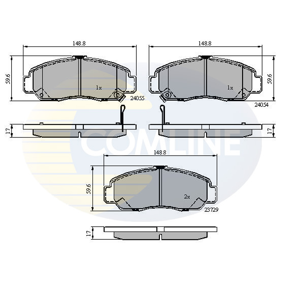 Pastillas Freno COMLINE CBP3949 3