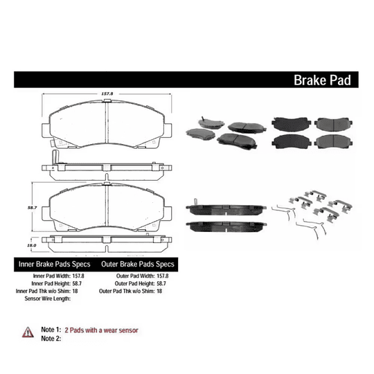 Pastillas Freno POWERSTOP 17-1584
