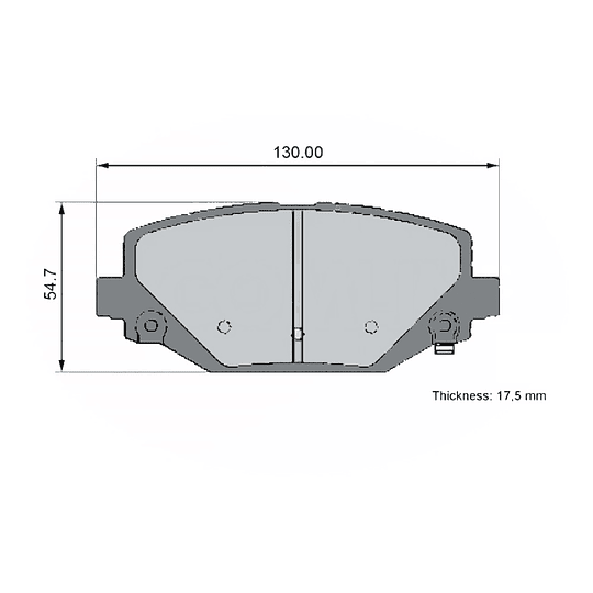 Pastillas Freno COMLINE CBP36102