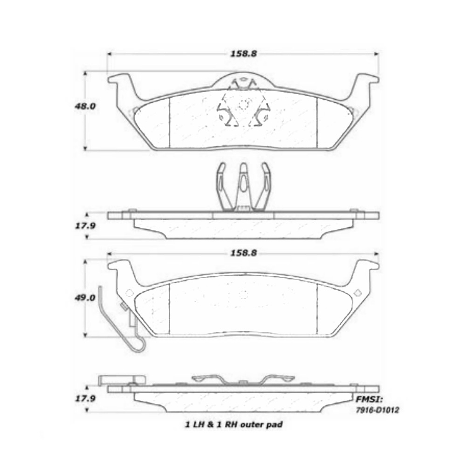 Pastillas Freno PQPRO 500.10120 1