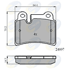 Pastillas Freno COMLINE CBP01728 4