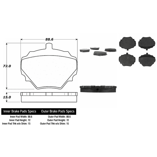 Pastillas Freno ALLIED NIPPON ADB1224