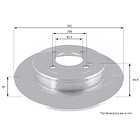 Disco Freno COMLINE ADC2419 1