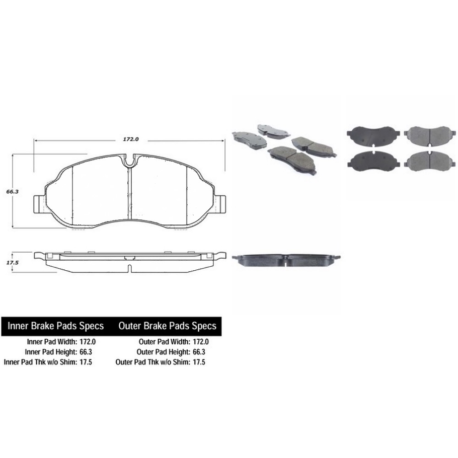 Pastillas Freno C-TEK 102.17740 1