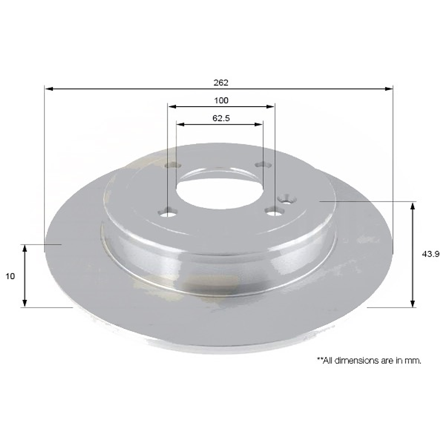 Disco Freno COMLINE ADC2419 2