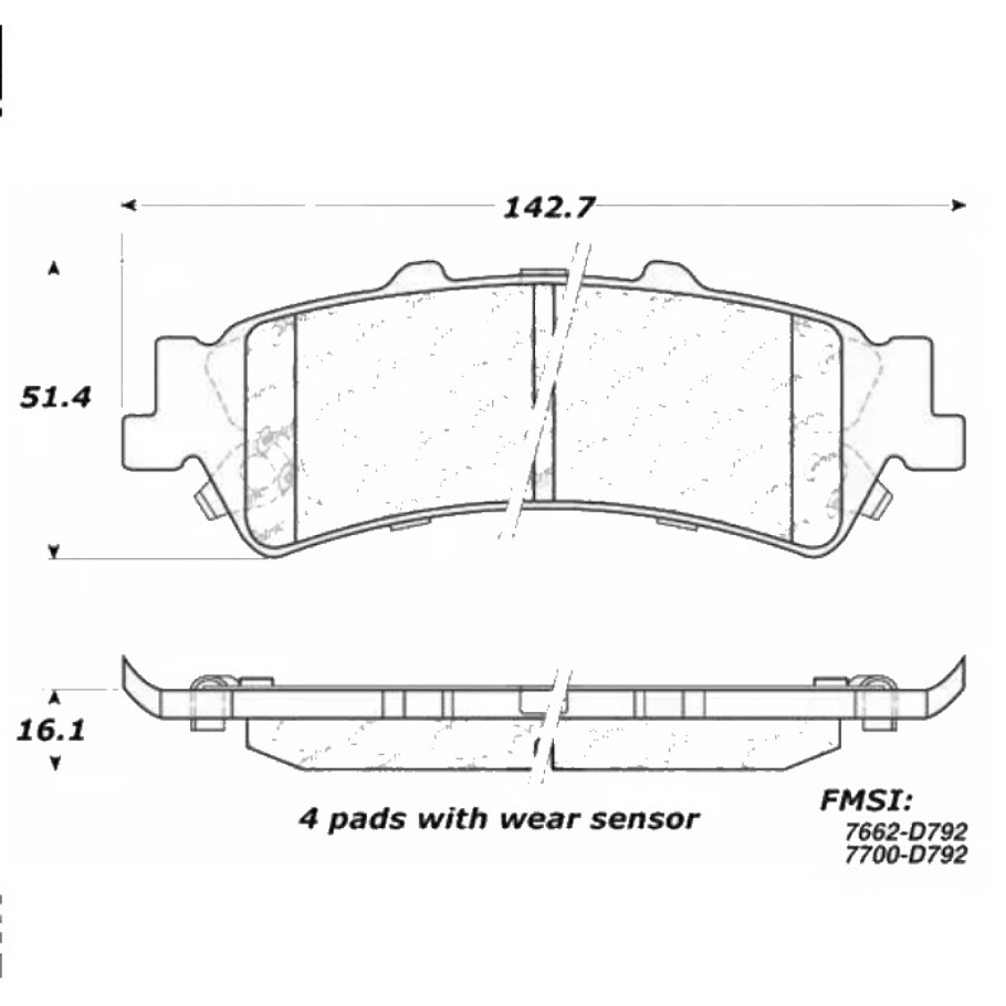 Pastillas Freno POWERSTOP 17-792 1