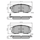 Pastillas Freno ALLIED NIPPON ADB32025 1