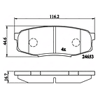 Pastillas Freno COMLINE CBP02124 2