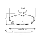 Pastillas Freno STOPTECH 308.15620 2