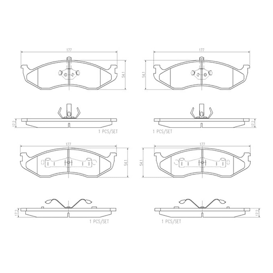 Pastillas Freno COMLINE CBP36087