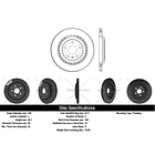 Disco Freno CENTRIC 125.62153 1