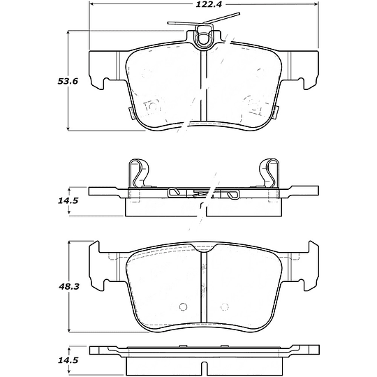 Pastillas Freno POSIQUIET 105.18780