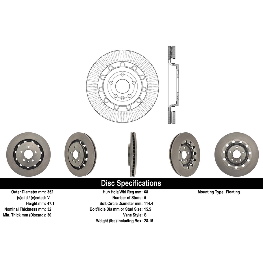 Disco Freno POWERSTOP AR85141 1