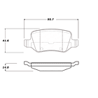 Pastillas Freno CENTRIC 300.13580 2