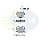 Pastillas Freno COMLINE CBP1224 4