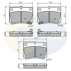 Pastillas Freno COMLINE CBP3775 3