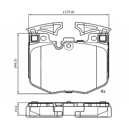 Pastillas Freno COMLINE CBP02527