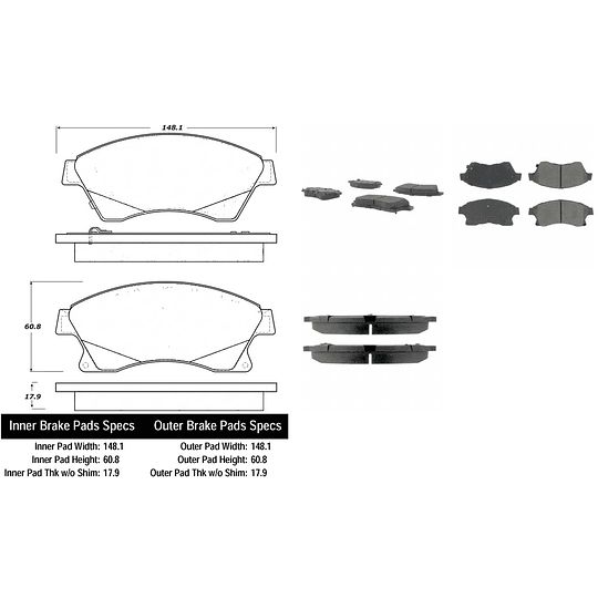 Pastillas Freno C-TEK 102.15220