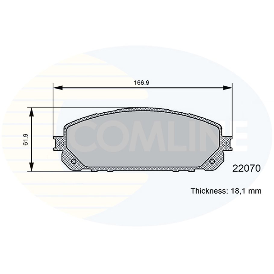 Pastillas Freno COMLINE CBP06113 4