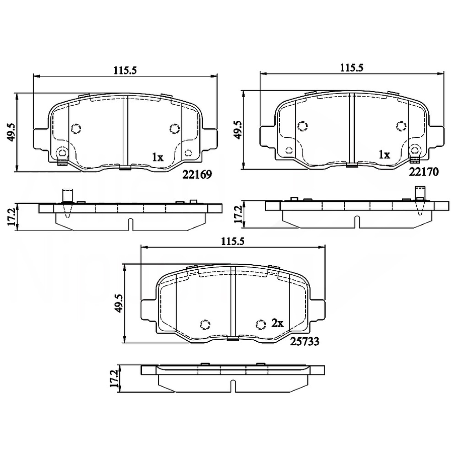 Pastillas Freno COMLINE CBP32303 2