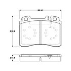 Pastillas Freno PQPRO 500.05610 1