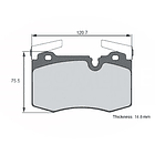 Pastillas Freno COMLINE CBP02109 2