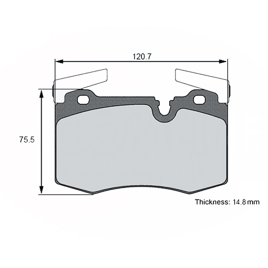 Pastillas Freno COMLINE CBP02109