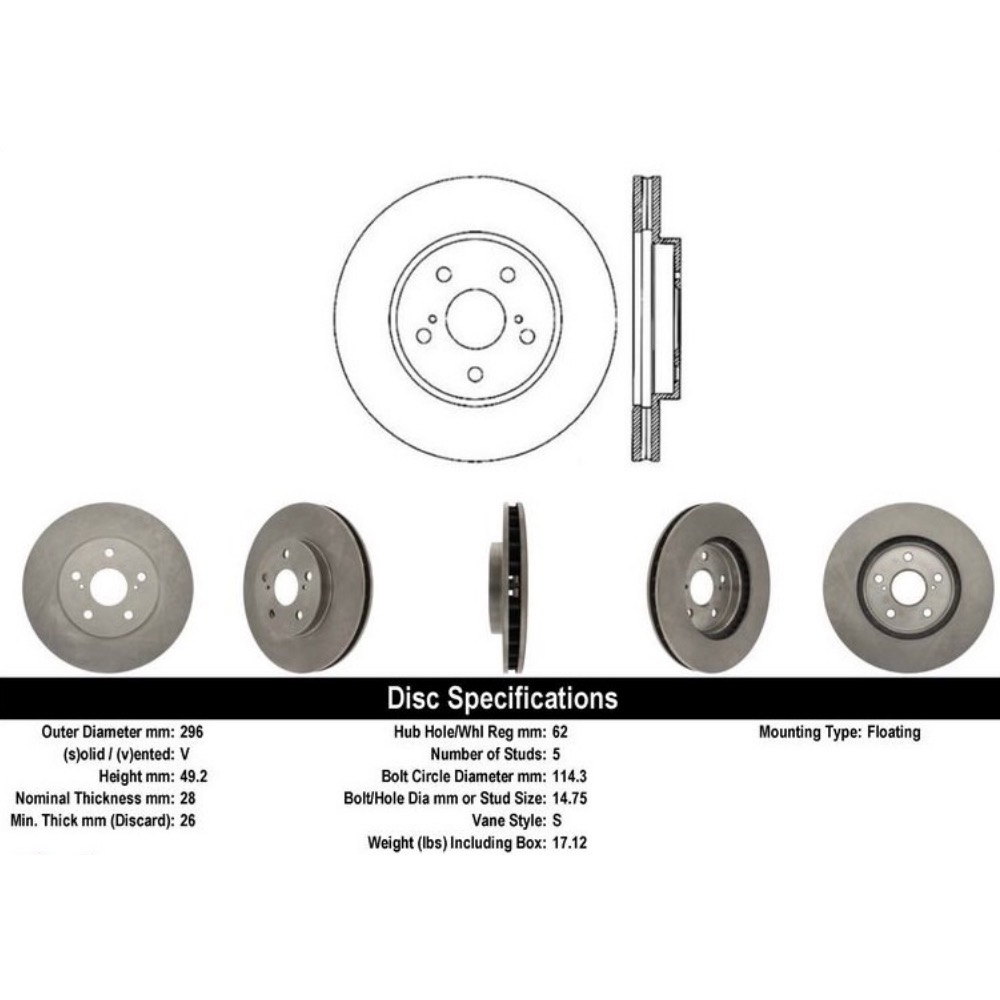 Disco Freno COMLINE ADC01138V