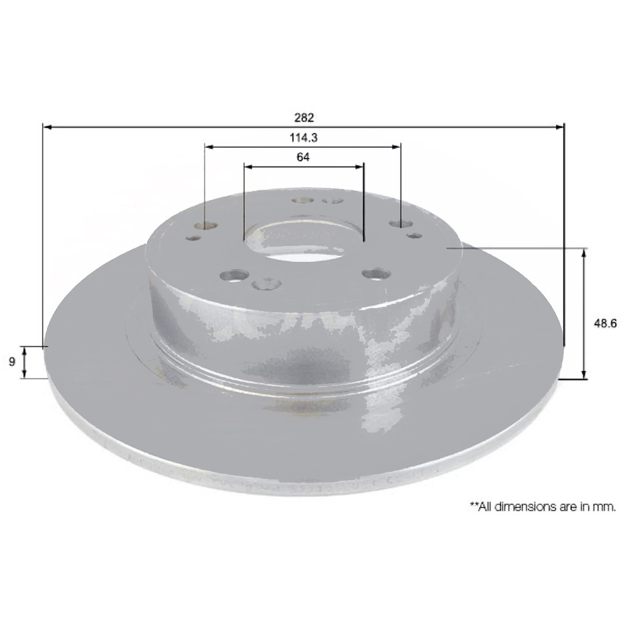 Disco Freno MOTAQUIP LVBD1520 2