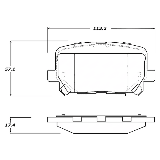 Pastillas Freno POSIQUIET 104.17660