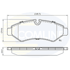 Pastillas Freno COMLINE CBP02762 4