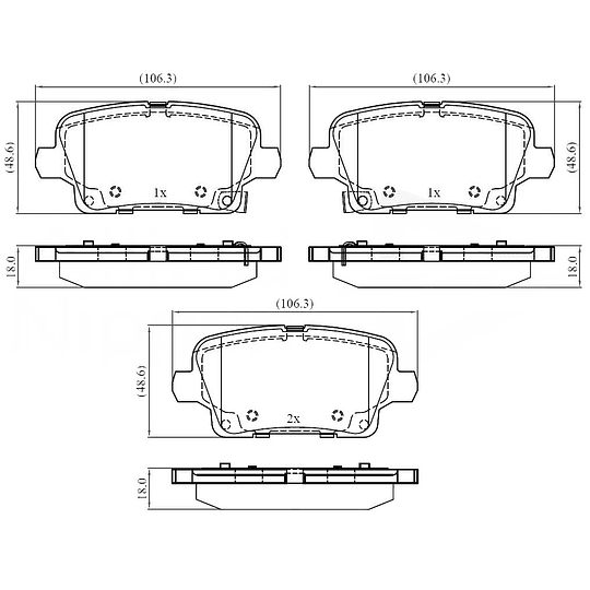 Pastillas Freno ALLIED NIPPON ADB32384