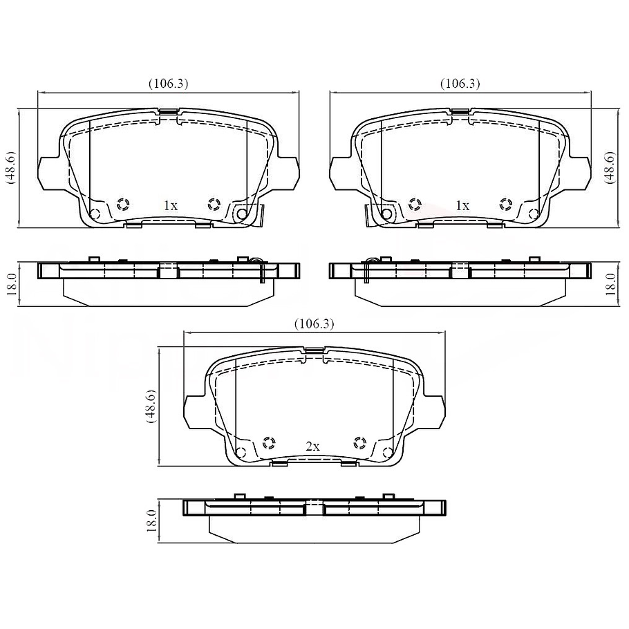 Pastillas Freno ALLIED NIPPON ADB32384 2