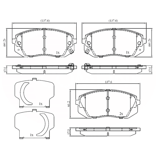 Pastillas Freno COMLINE CBP32529