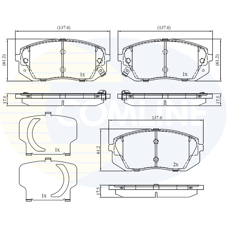Pastillas Freno COMLINE CBP32529 4